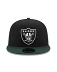 Las Vegas Raiders Black Dark Green 2 Tone 3X Super Bowl Champions SP 59Fifty Fitted