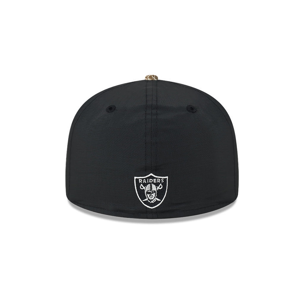 Las Vegas Raiders Black Ripstop Real Tree 2 Tone NFL Logo SP 59Fifty Fitted