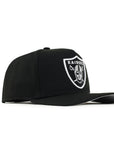 Las Vegas Raiders Black 9Fifty A-Frame Snapback