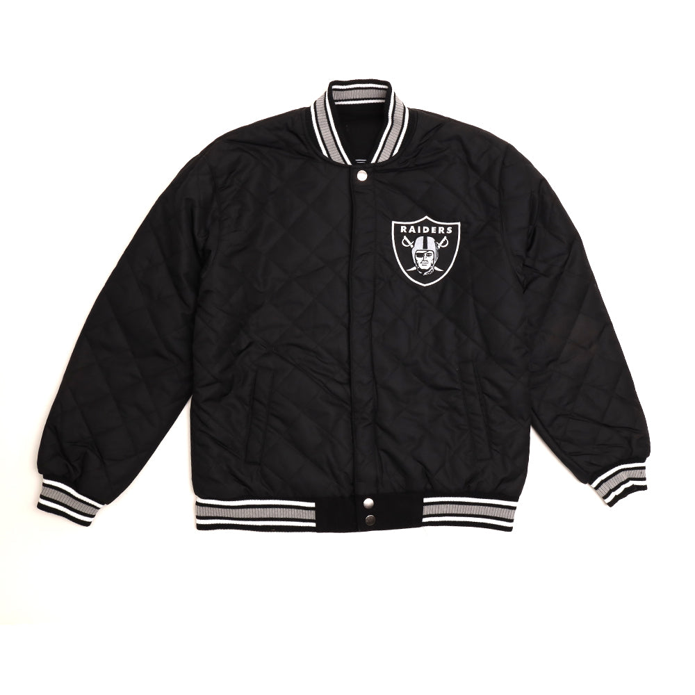 Las Vegas Raiders Three-Time Super Bowl Champions Reversible Jacket