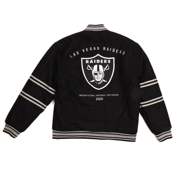 Las Vegas Raiders Black Wool Jacket