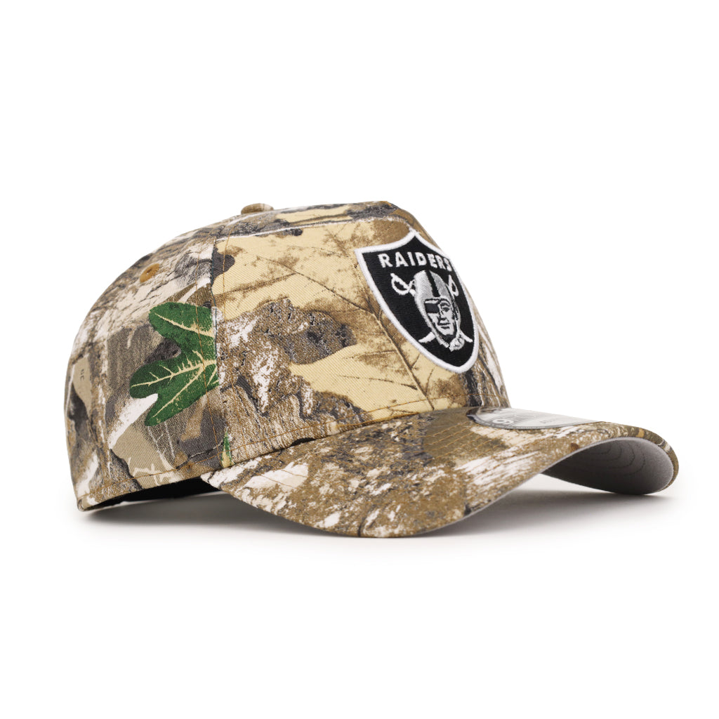 Las Vegas Raiders Real Tree 9Forty A-Frame Snapback