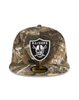 Las Vegas Raiders Real Tree On White 59Fifty Fitted