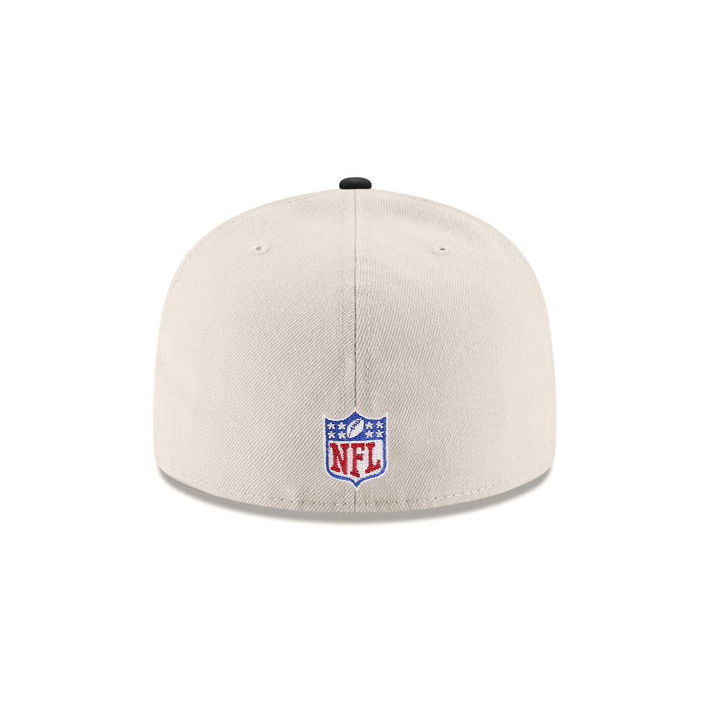 Las Vegas Raiders Stone Black Fleece 60th Anniversary SP 59Fifty Fitted