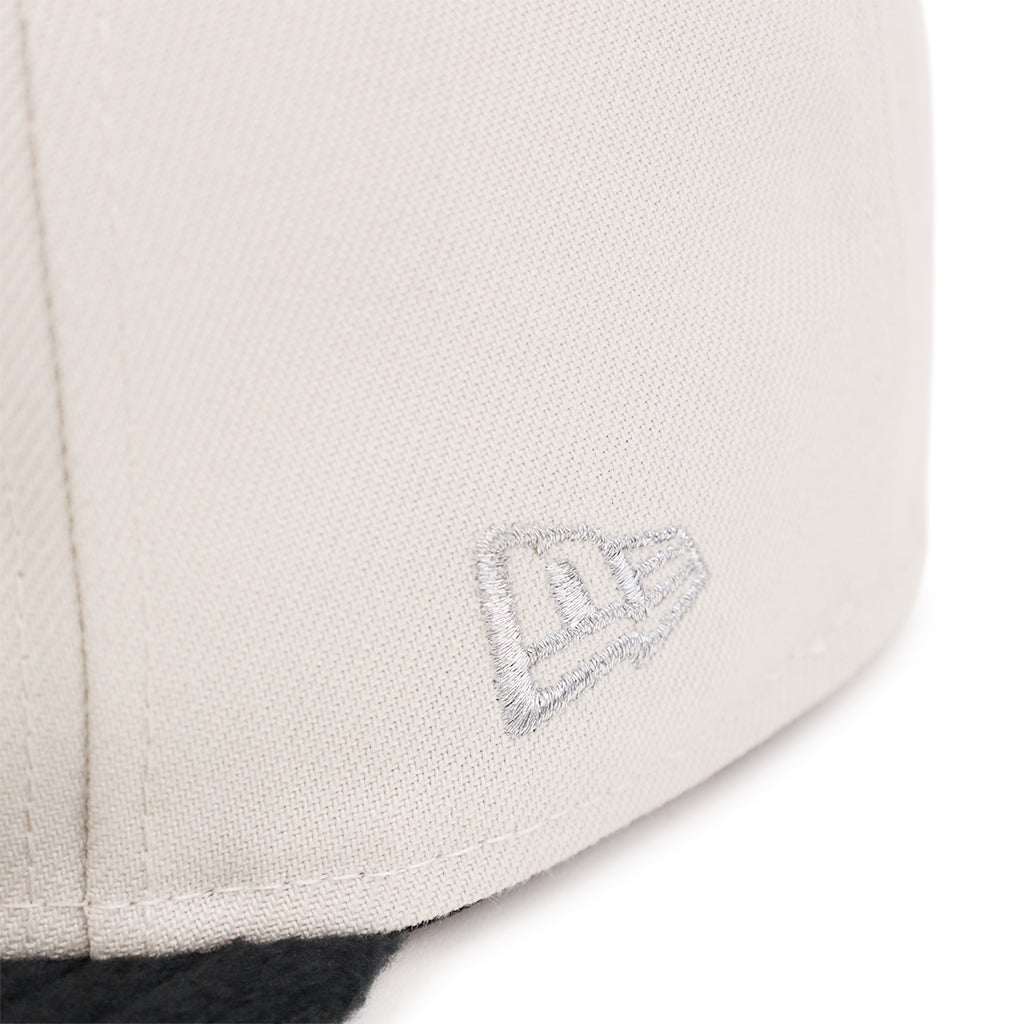 Las Vegas Raiders Stone Black Fleece 60th Anniversary SP 59Fifty Fitted