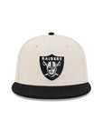 Las Vegas Raiders Stone Black Fleece 60th Anniversary SP 59Fifty Fitted