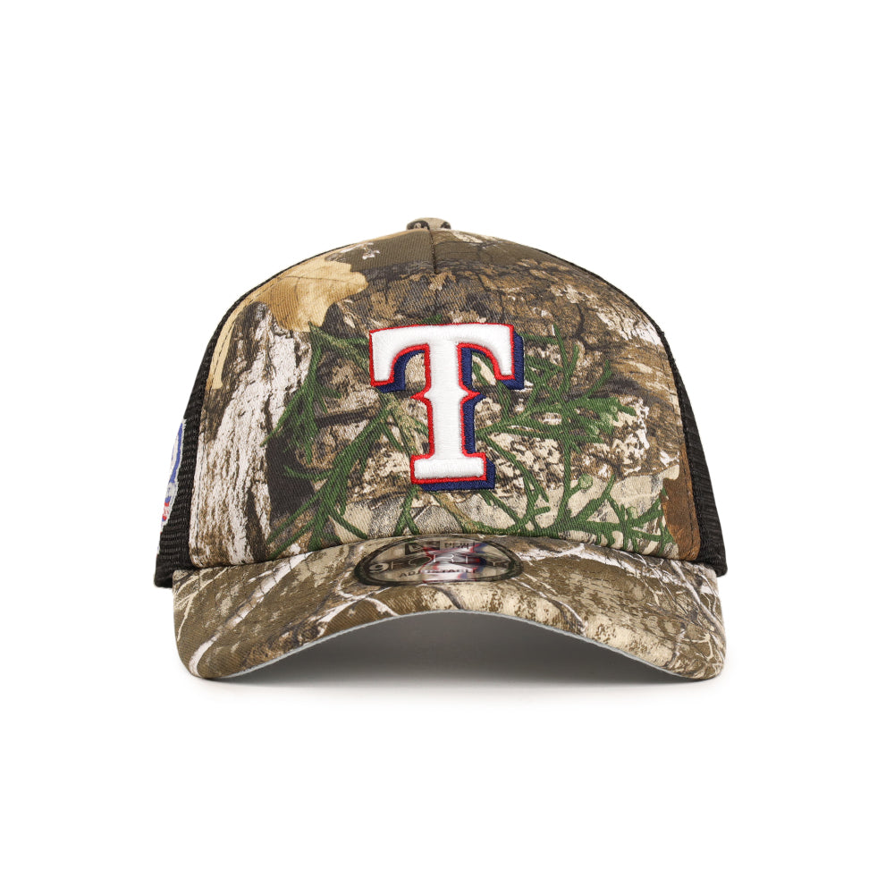 Texas Rangers Real Tree 40th Anniversary SP 9Forty A-Frame Foam Trucke ...