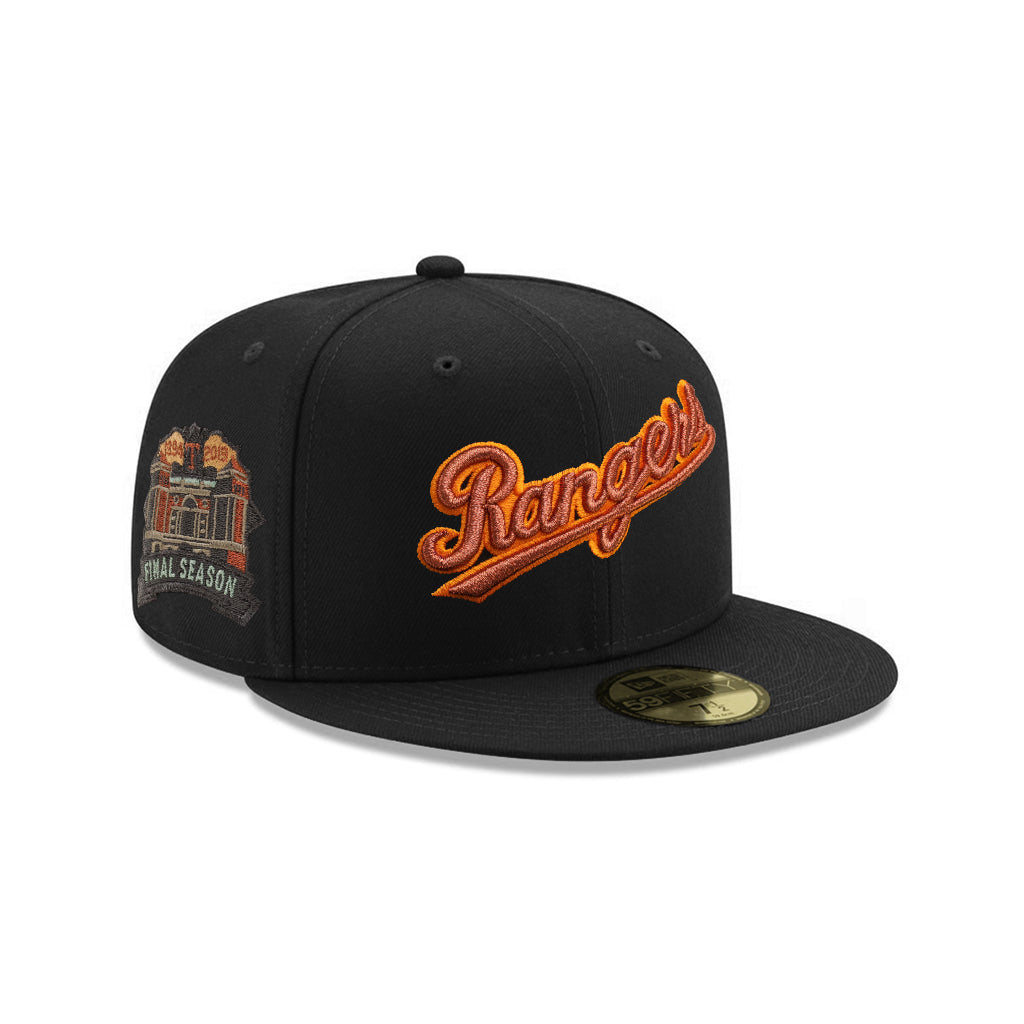 Texas Rangers Black Final Season SP 59Fifty Fitted – CROWN MINDED