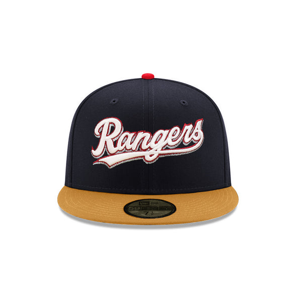 Texas Rangers Navy Tan 2 Tone 2024 All Star Game SP 59Fifty Fitted