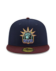 New York Rangers Blue Maroon 75th Anniversary SP NHL 59Fifty Fitted