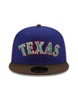 Texas Rangers Royal Brown 2 Tone 2023 World Series SP 59Fifty Fitted