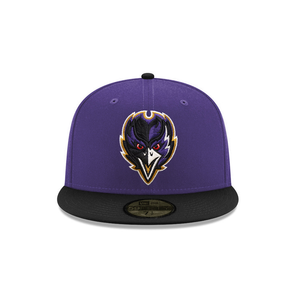 Baltimore Ravens Purple Black 2 Tone Ravens Shield SP 59Fifty Fitted ...