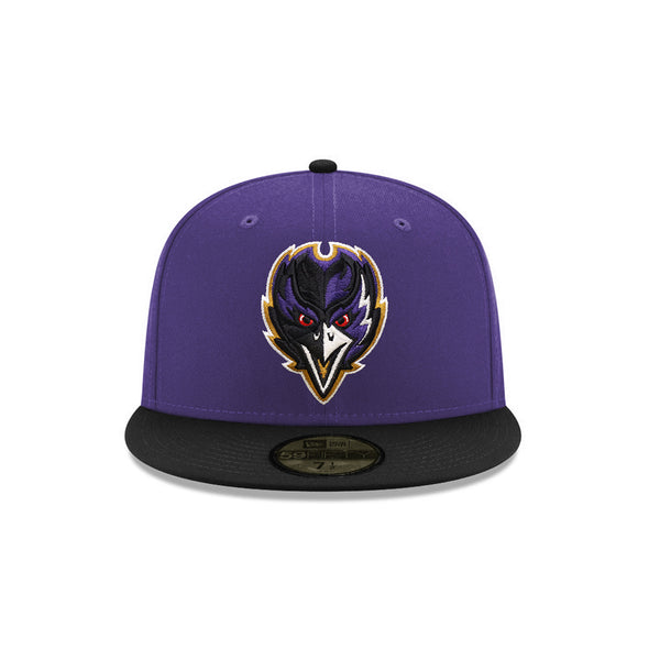 Baltimore Ravens Purple Black 2 Tone Ravens Shield SP 59Fifty Fitted