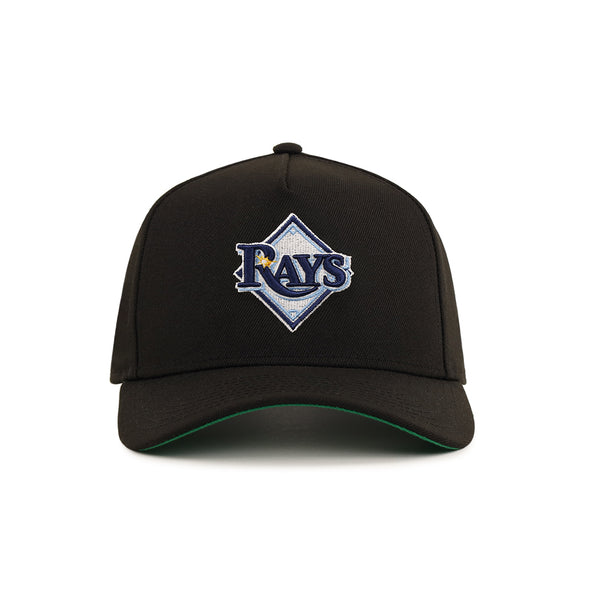 Tampa Bay Rays 20th Anniversary SP Black 9Forty A-Frame Snapback