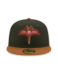 Tampa Bay Rays Dark Seaweed Peanut 2 Tone Skateboard City Connect SP 59Fifty Fitted
