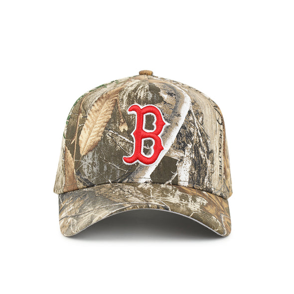 Boston Red Sox Real Tree 9Forty A-Frame Snapback