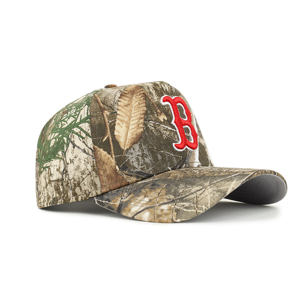 Boston Red Sox Real Tree 9Forty A-Frame Snapback