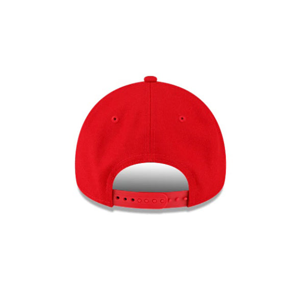 San Francisco 49ers Scarlet Red On Black 9Forty A-Frame Snapback