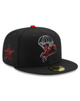Fayetteville Woodpeckers Eighty Deuces Alternate Black Astros Logo SP 59Fifty Fitted
