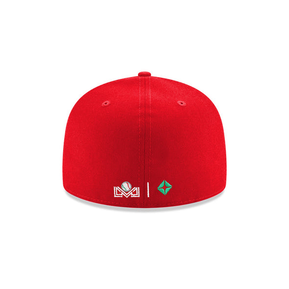 New Era Mexico Serie Del Caribe M Red Green 2 Tone 59Fifty Fitted