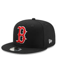 Boston Red Sox Black On Red Logo Grand MLB 9Fifty Snapback