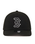 Boston Red Sox Black On Black White Outline 9Forty M-Crown A-Frame Snapback