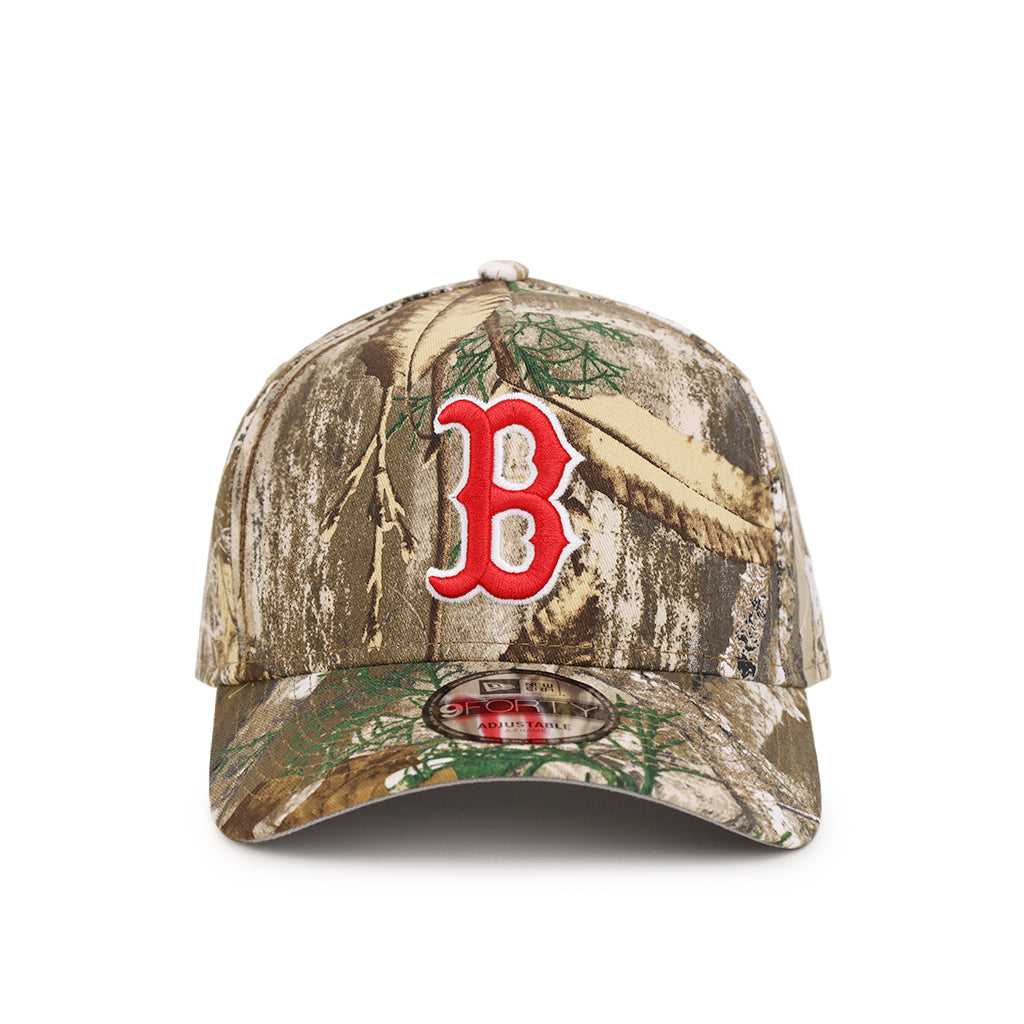 Boston Red Sox Real Tree 9Forty A-Frame Snapback