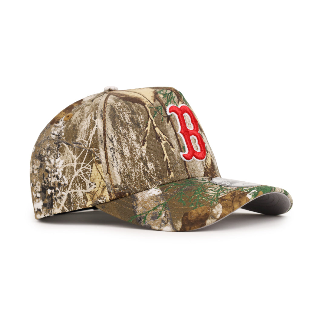 Boston Red Sox Real Tree 9Forty A-Frame Snapback