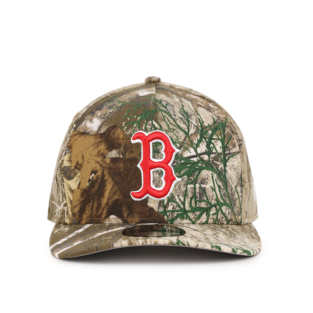 Boston Red Sox Real Tree 9Fifty A-Frame Snapback