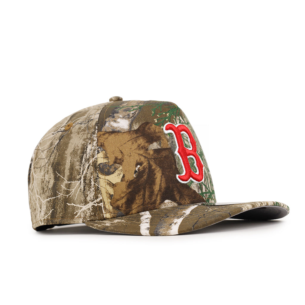 Boston Red Sox Real Tree 9Fifty A-Frame Snapback