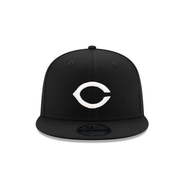 Cincinnati Reds Black on White 9Fifty Snapback