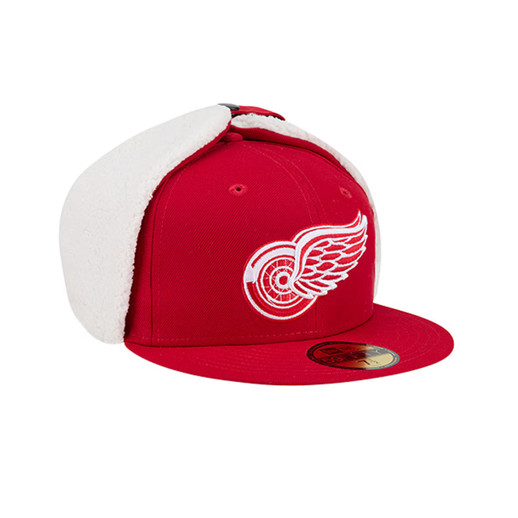 Detroit Red Wings Dog Ear Team Color NHL 59Fifty Fitted