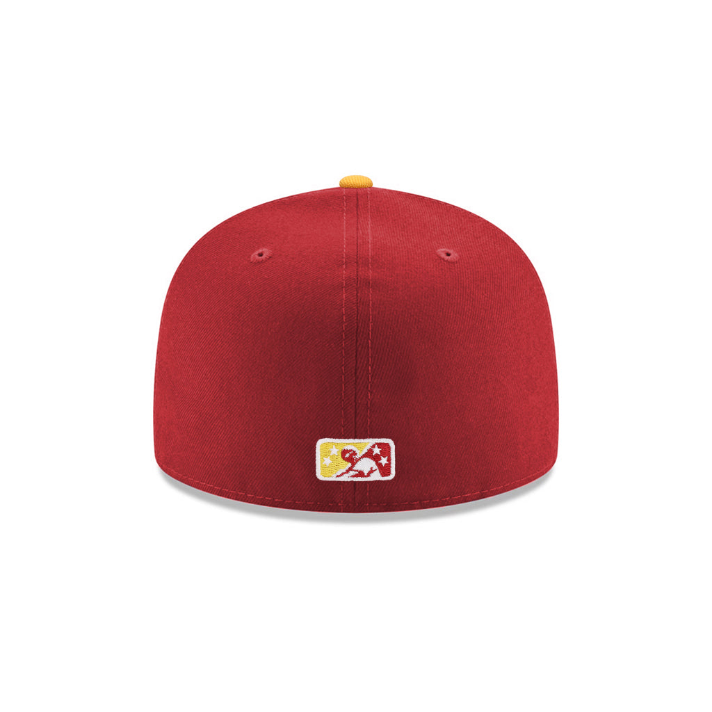 Frisco RoughRiders Mascot SP Dark Red MiLB 59Fifty Fitted