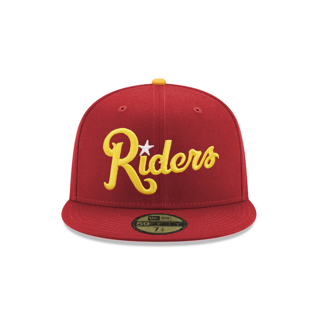 Frisco RoughRiders Mascot SP Dark Red MiLB 59Fifty Fitted