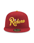 Frisco RoughRiders Mascot SP Dark Red MiLB 59Fifty Fitted