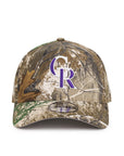 Colorado Rockies Real Tree 9Forty A-Frame Snapback