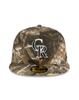 Colorado Rockies Real Tree On White 59Fifty Fitted