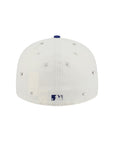 Los Angeles Dodgers Chrome Royal Pearl Stud Pre-Curved 59Fifty Fitted