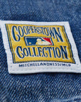Mitchell & Ness Los Angeles Dodgers Royal Denim Full Snap Varsity Jacket