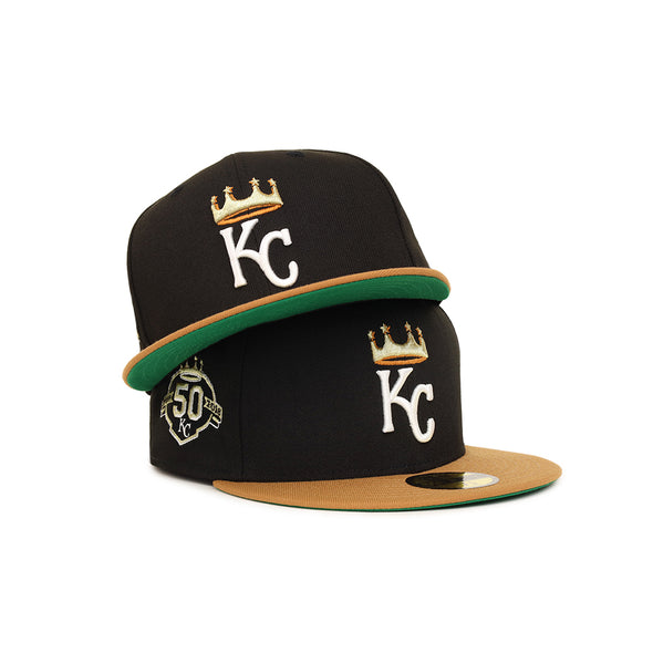 Kansas City Royals Black Bronze 2 Tone 50th Anniversary SP 59Fifty Fitted