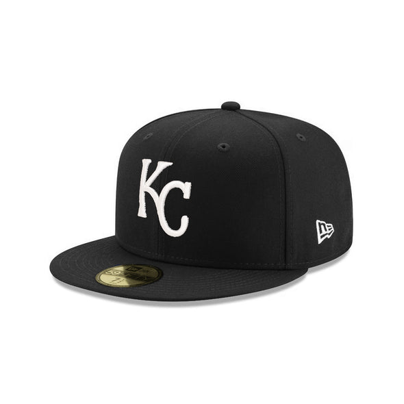 Kansas City Royals Black on White 59Fifty Fitted