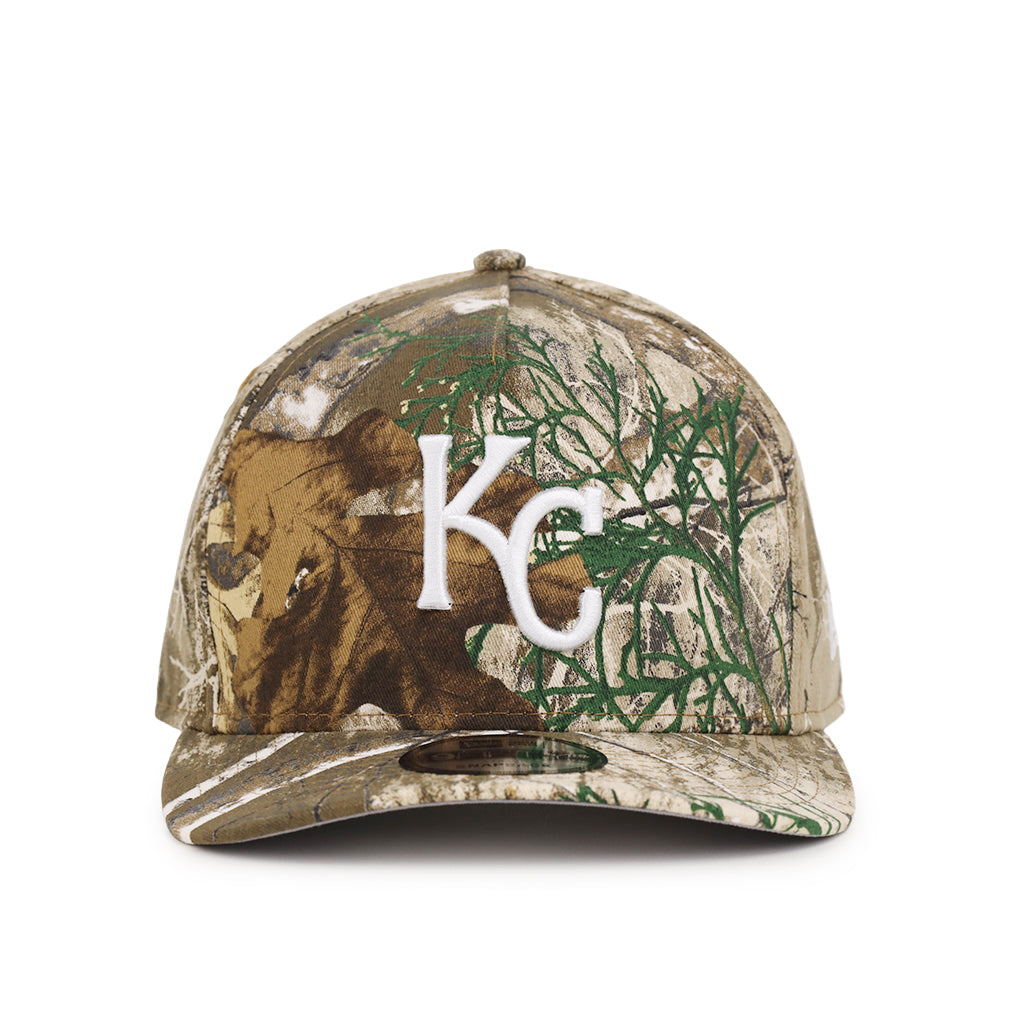 Kansas City Royals Real Tree On White 9Fifty A-Frame Snapback