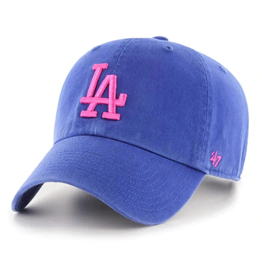 Los Angeles Dodgers Royal On Pink '47 Brand Clean Up – CROWN MINDED