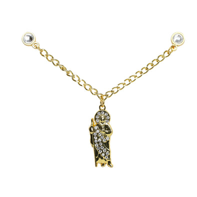 CrownMinded Saint Jude Cap Chain Pin