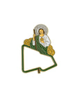CrownMinded Saint Jude New Era Flag Outline Cap Pin