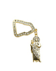 CrownMinded Saint Jude Pendant Cap Pin
