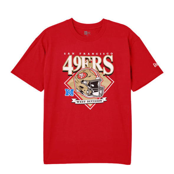 New Era San Francisco 49ers West Division Red Tee