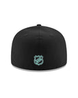 Seattle Kraken Black Team Arena Coordinates SP NHL 59Fifty Fitted