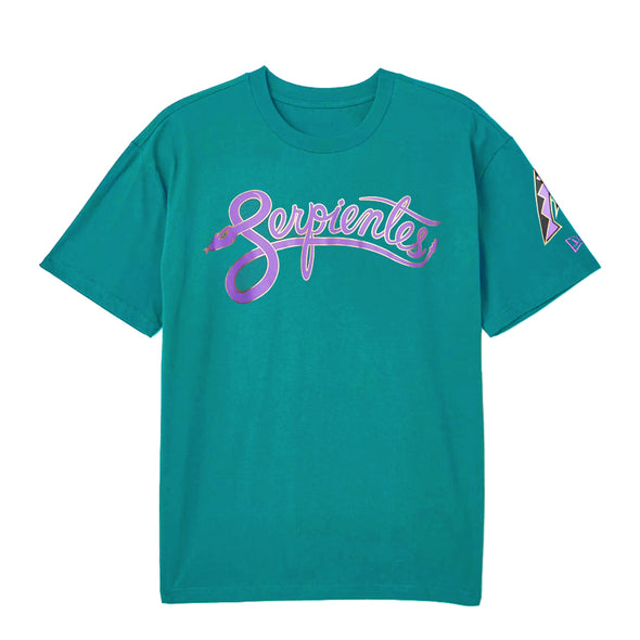 New Era Arizona Diamondbacks Serpientes Retro Classic Teal Tee