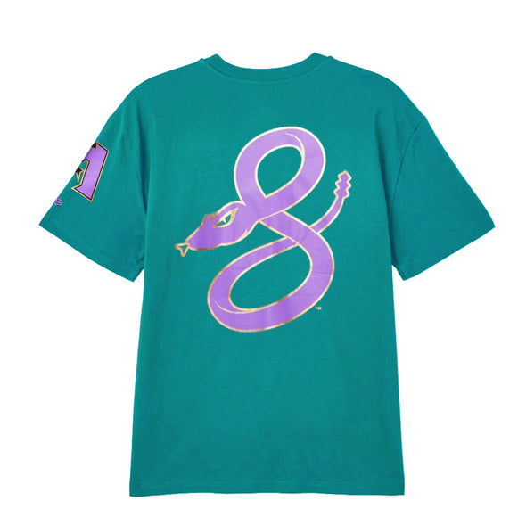 New Era Arizona Diamondbacks Serpientes Retro Classic Teal Tee